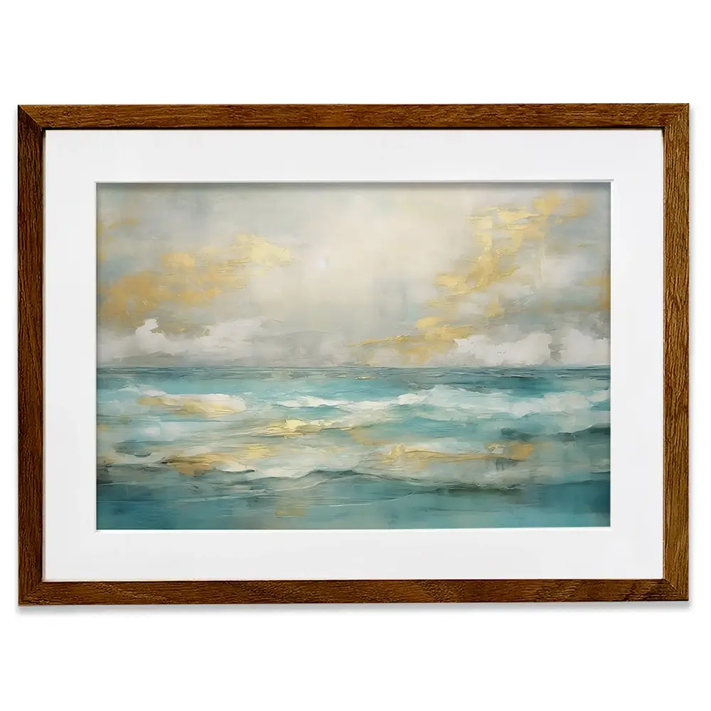 Serene Green Framed Art Print Serene Green Framed Art Print wall art product Art Print Shop