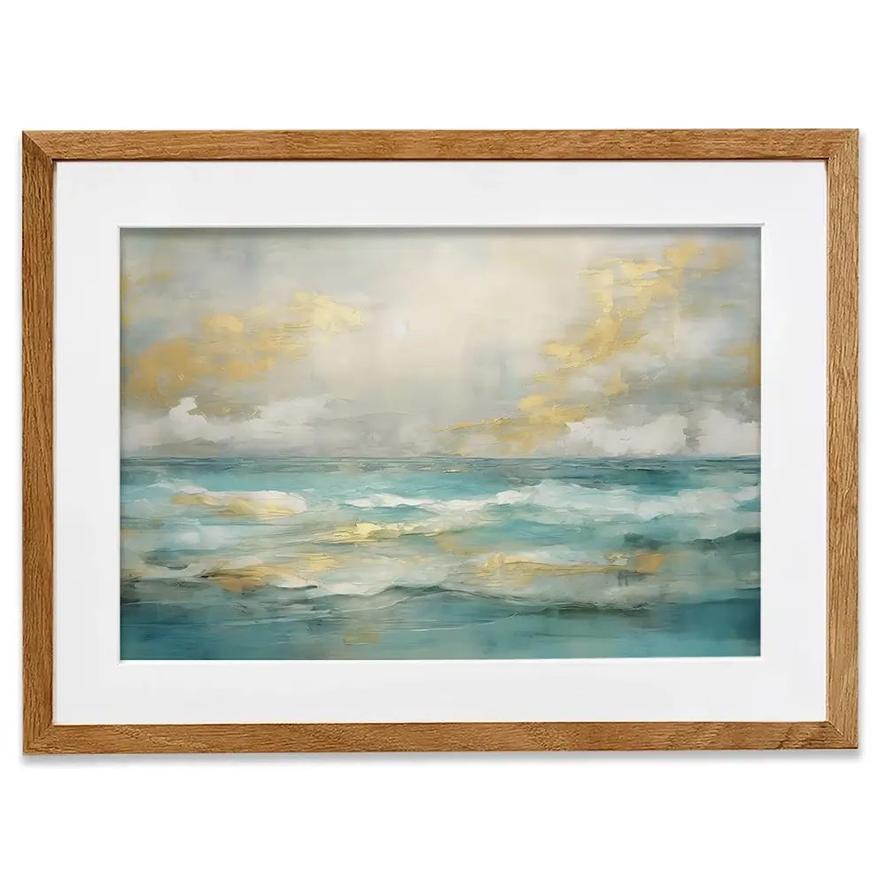 Serene Green Framed Art Print Serene Green Framed Art Print wall art product Art Print Shop