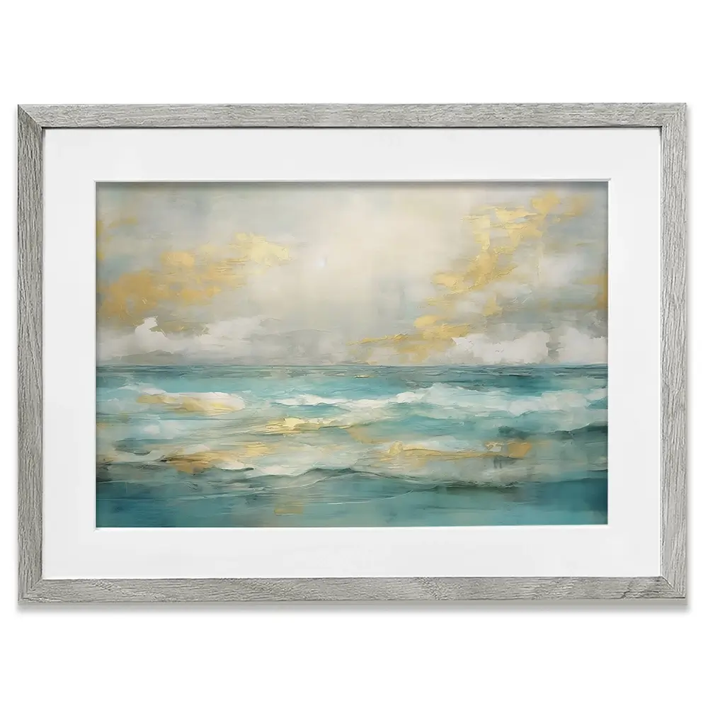 Serene Green Framed Art Print Serene Green Framed Art Print wall art product Art Print Shop