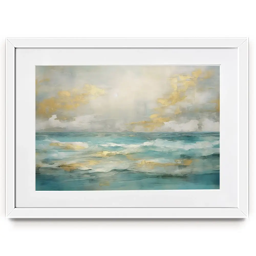 Serene Green Framed Art Print Serene Green Framed Art Print wall art product Art Print Shop