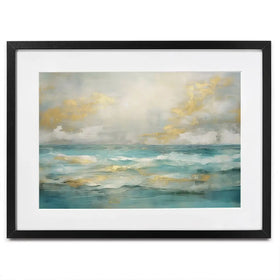 Serene Green Framed Art Print Serene Green Framed Art Print wall art product Art Print Shop