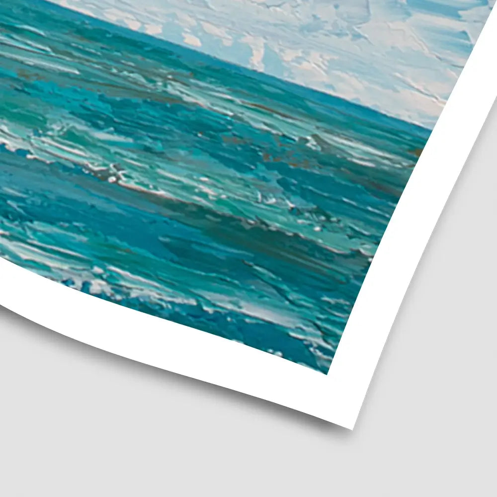 Serene Ocean Art Print Serene Ocean Art Print wall art product Olga Tkachyk