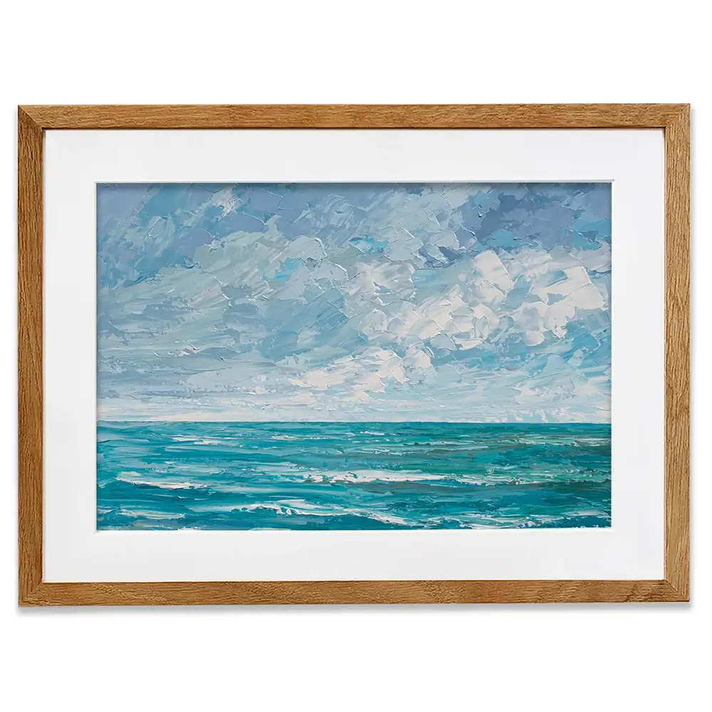 Serene Ocean Framed Art Print Serene Ocean Framed Art Print wall art product Olga Tkachyk