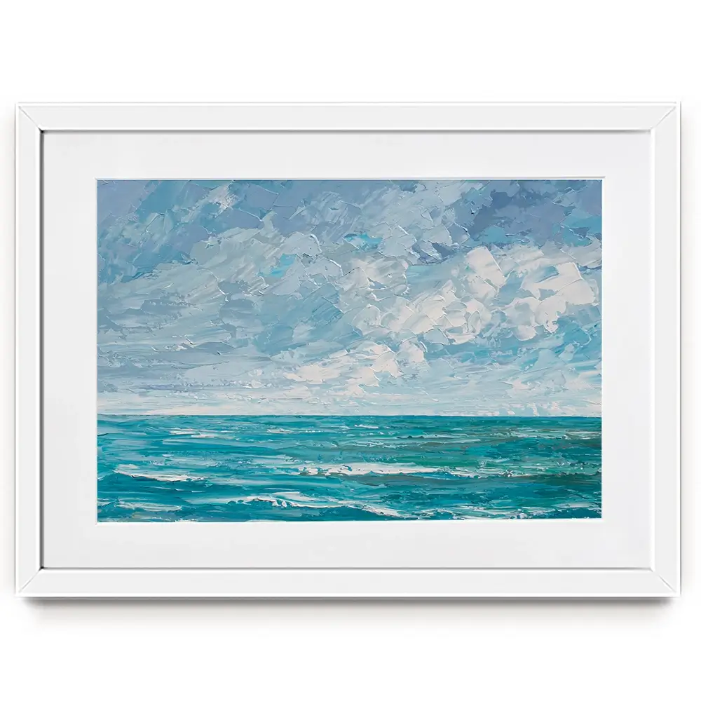 Serene Ocean Framed Art Print Serene Ocean Framed Art Print wall art product Olga Tkachyk