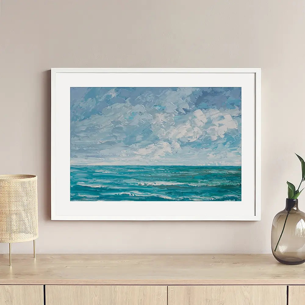 Serene Ocean Framed Art Print Serene Ocean Framed Art Print wall art product Olga Tkachyk