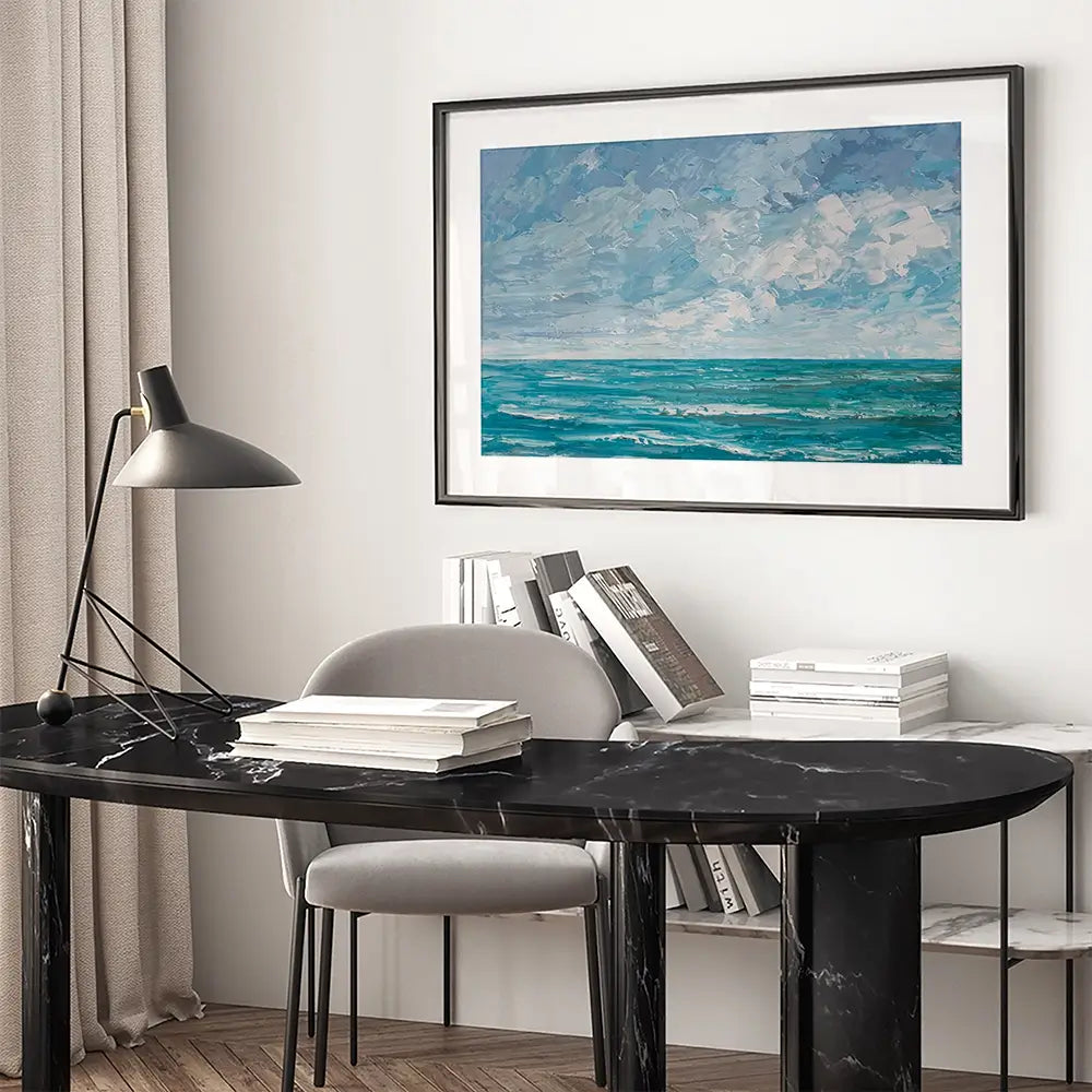 Serene Ocean Framed Art Print Serene Ocean Framed Art Print wall art product Olga Tkachyk