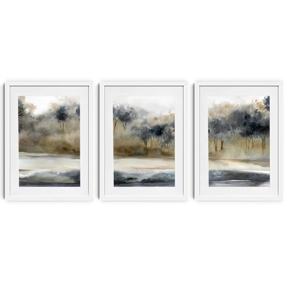 Serene River Framed Art Print Trio Serene River Framed Art Print Trio wall art product Carol Robinson