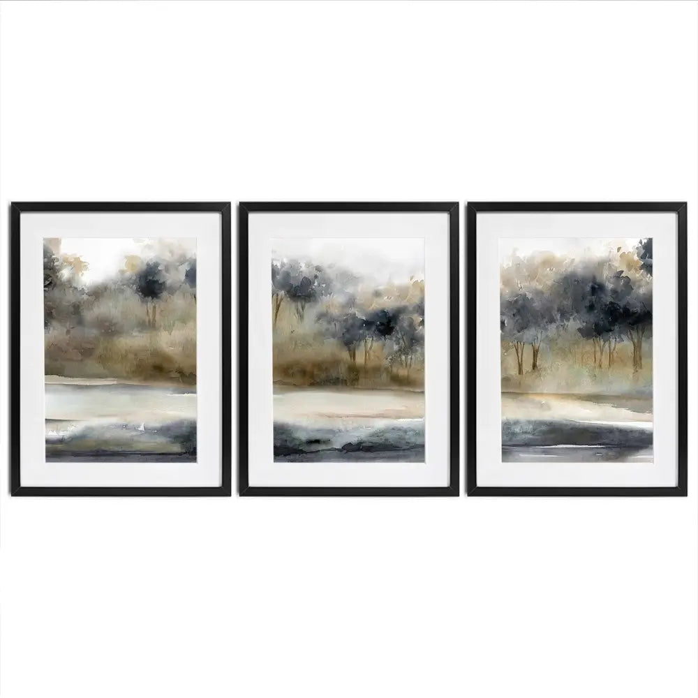 Serene River Framed Art Print Trio Serene River Framed Art Print Trio wall art product Carol Robinson