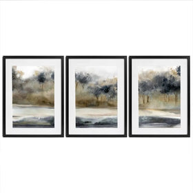 Serene River Framed Art Print Trio Serene River Framed Art Print Trio wall art product Carol Robinson