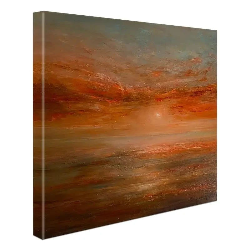 Serene Setting Sun Canvas Print Serene Setting Sun Canvas Print wall art product Craig Askew