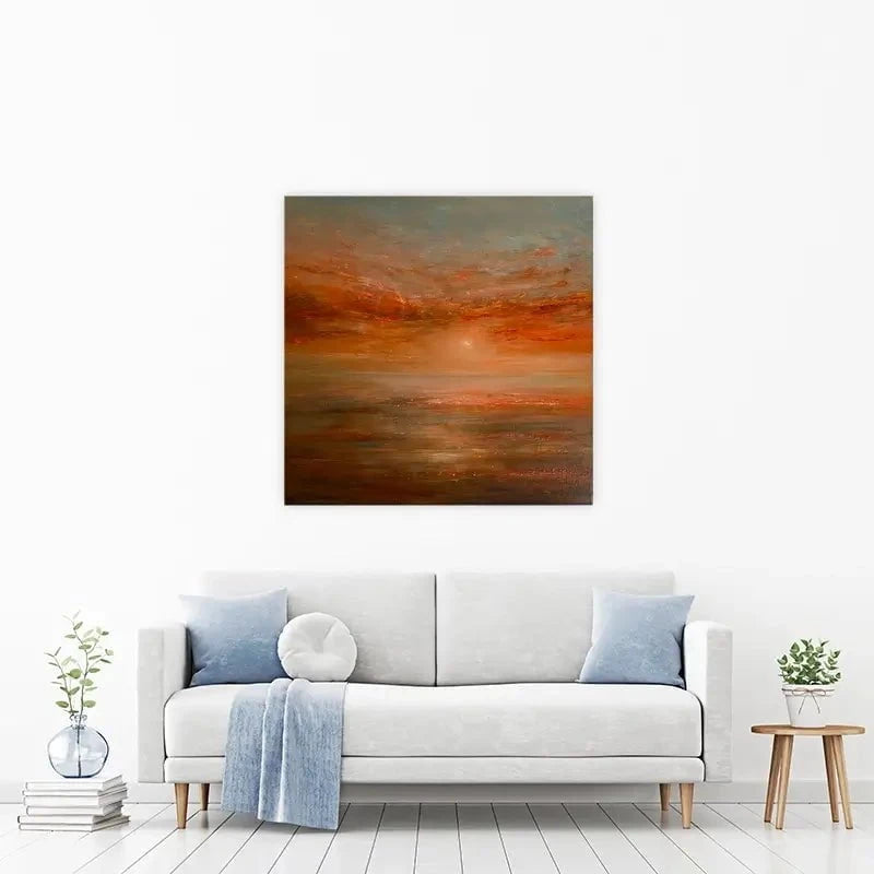 Serene Setting Sun Canvas Print Serene Setting Sun Canvas Print wall art product Craig Askew