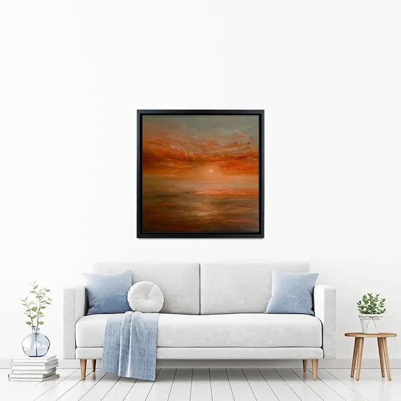 Serene Setting Sun Canvas Print Serene Setting Sun Canvas Print wall art product Craig Askew