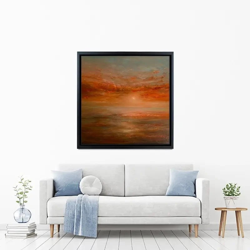 Serene Setting Sun Canvas Print Serene Setting Sun Canvas Print wall art product Craig Askew