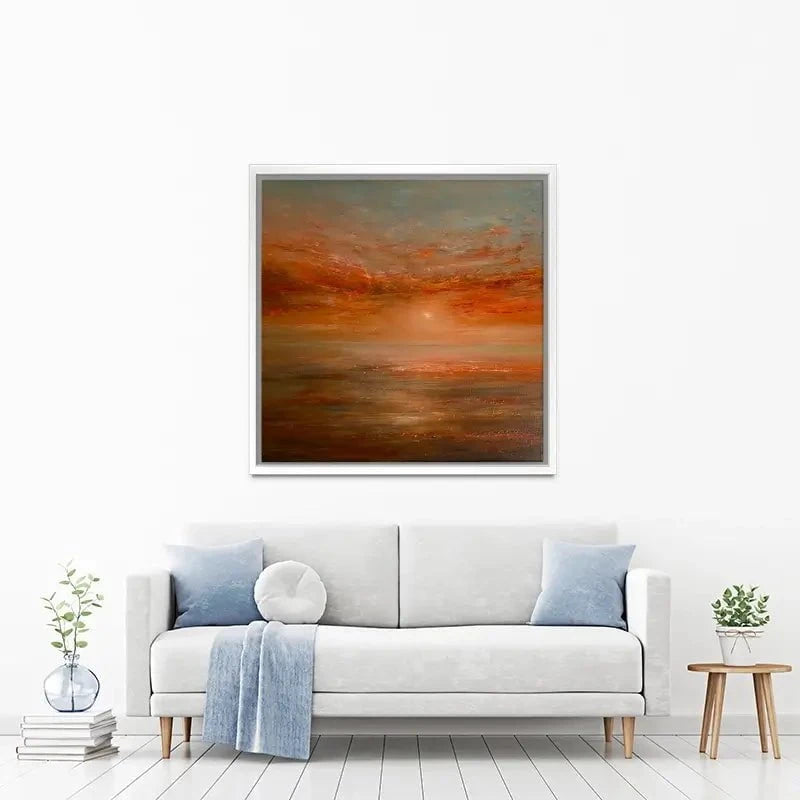 Serene Setting Sun Canvas Print Serene Setting Sun Canvas Print wall art product Craig Askew