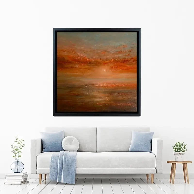 Serene Setting Sun Canvas Print Serene Setting Sun Canvas Print wall art product Craig Askew
