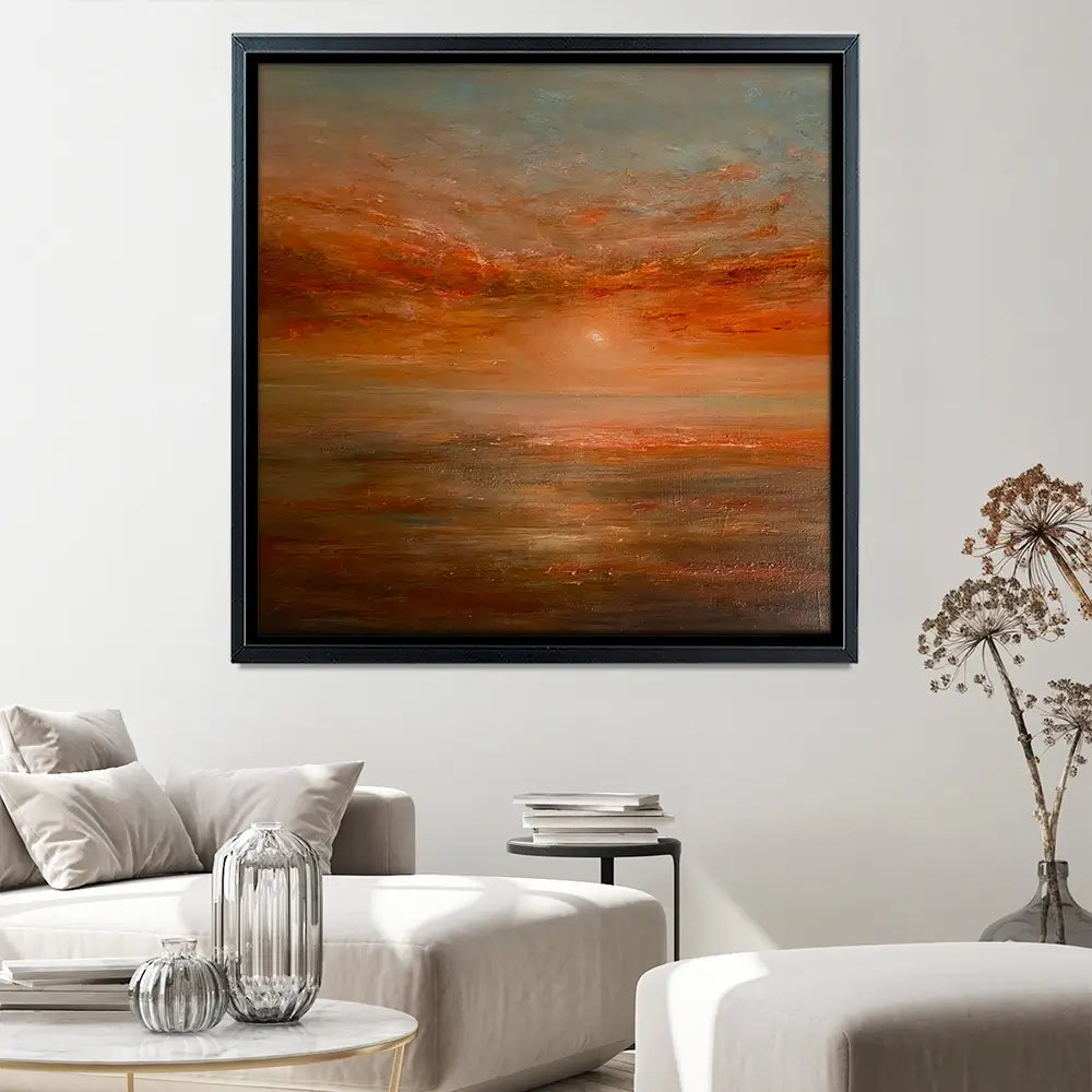 Serene Setting Sun Canvas Print Serene Setting Sun Canvas Print wall art product Craig Askew