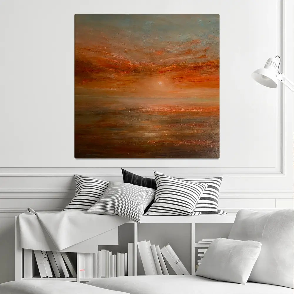 Serene Setting Sun Canvas Print Serene Setting Sun Canvas Print wall art product Craig Askew