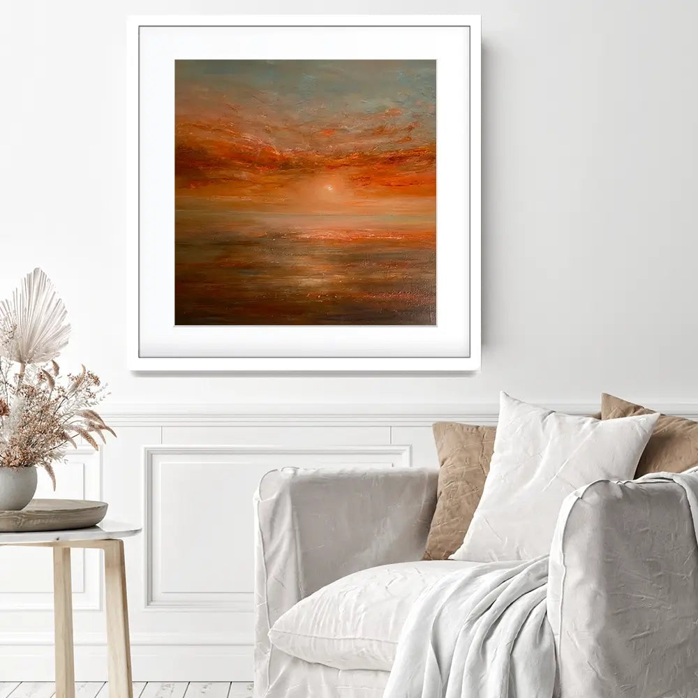 Serene Setting Sun Framed Art Print Serene Setting Sun Framed Art Print wall art product Craig Askew