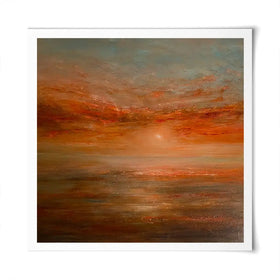 Serene Setting Sun Square Art Print Serene Setting Sun Square Art Print wall art product Craig Askew