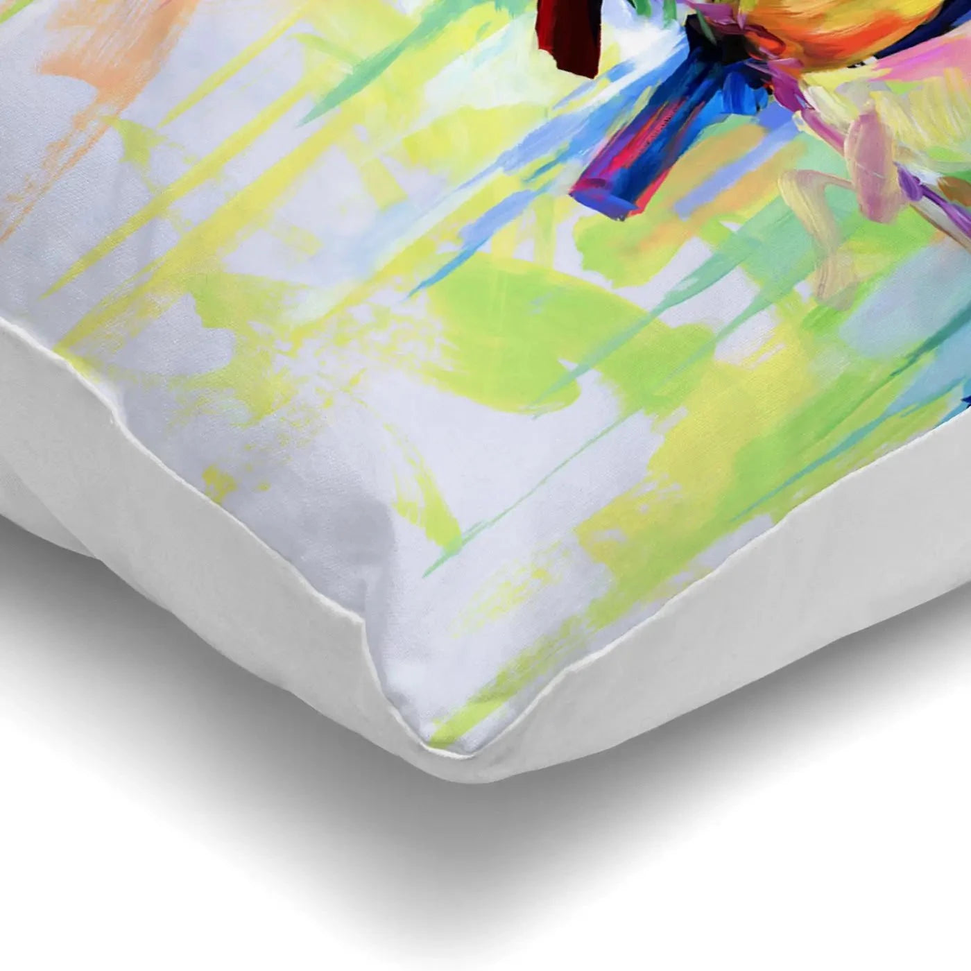 Seven Colourful Birds Cushion Seven Colourful Birds Cushion wall art product Leon Devenice