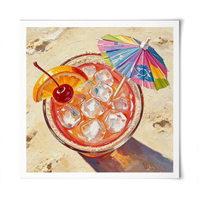 Sex On The Beach Cocktail Square Art Print Sex On The Beach Cocktail Square Art Print wall art product David Alexander Elder