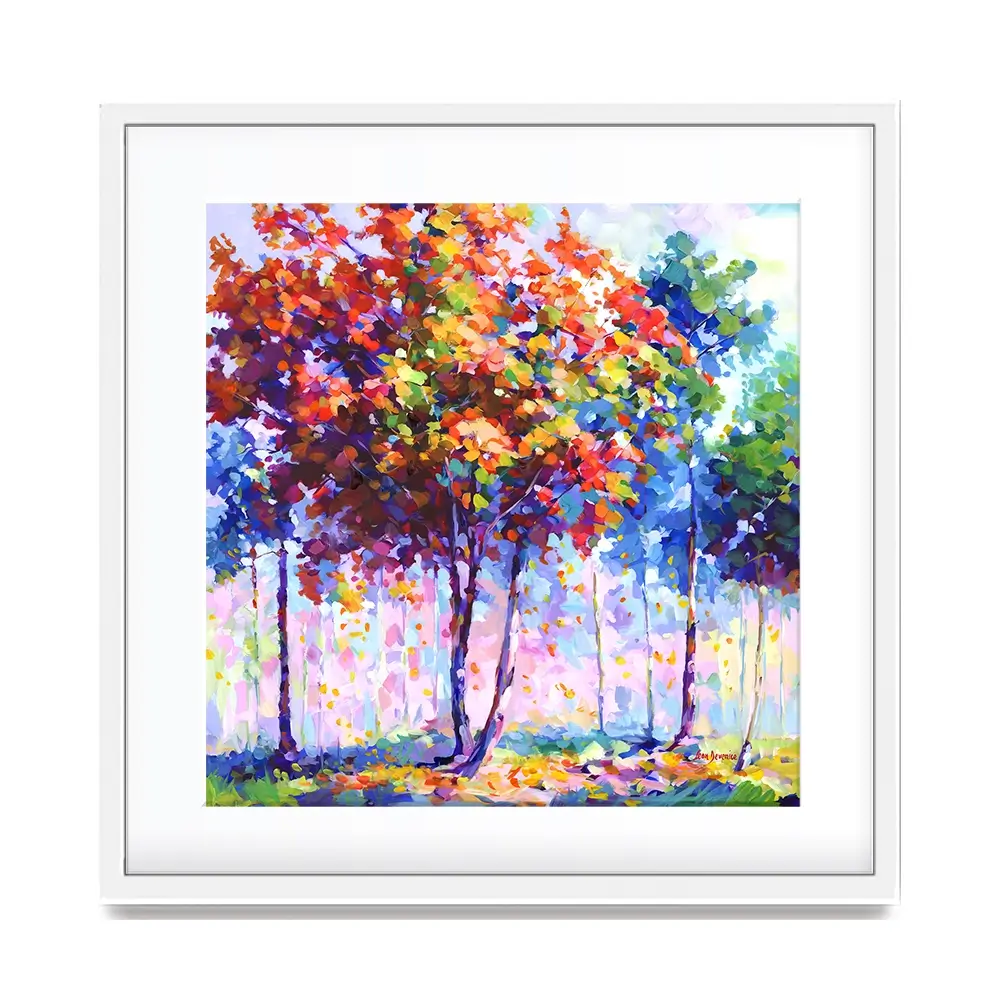 Shades Of Solitude Square Framed Art Print Shades Of Solitude Square Framed Art Print wall art product Leon Devenice