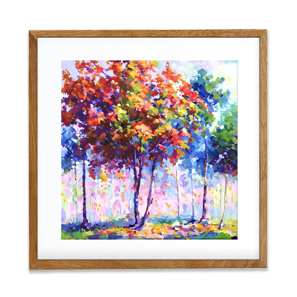 Shades Of Solitude Square Framed Art Print Shades Of Solitude Square Framed Art Print wall art product Leon Devenice