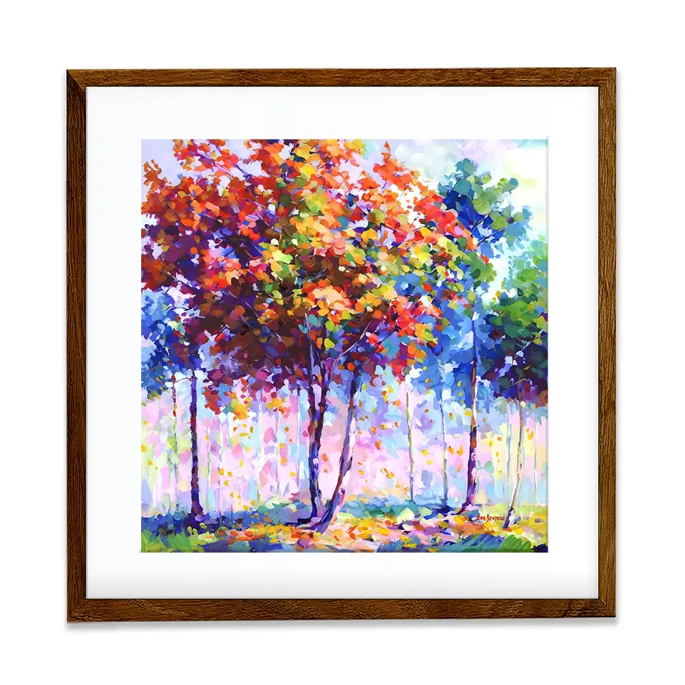 Shades Of Solitude Square Framed Art Print Shades Of Solitude Square Framed Art Print wall art product Leon Devenice