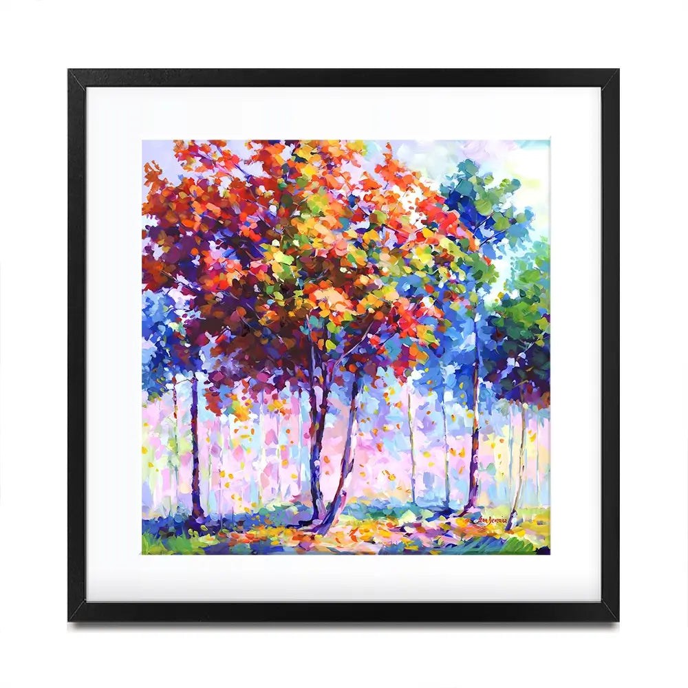 Shades Of Solitude Square Framed Art Print Shades Of Solitude Square Framed Art Print wall art product Leon Devenice