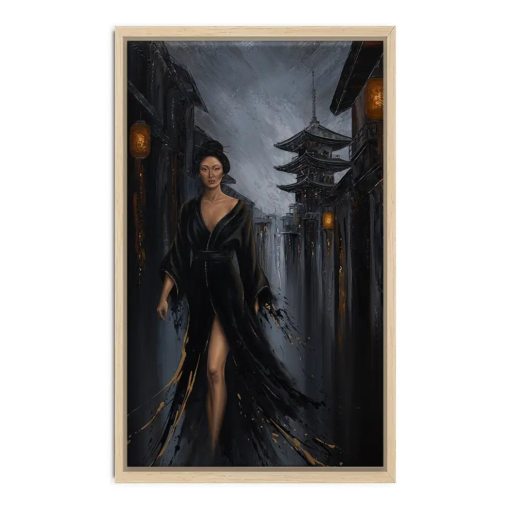 Shadow Of Geisha Canvas Print Shadow Of Geisha Canvas Print wall art product Isabella Karolewicz