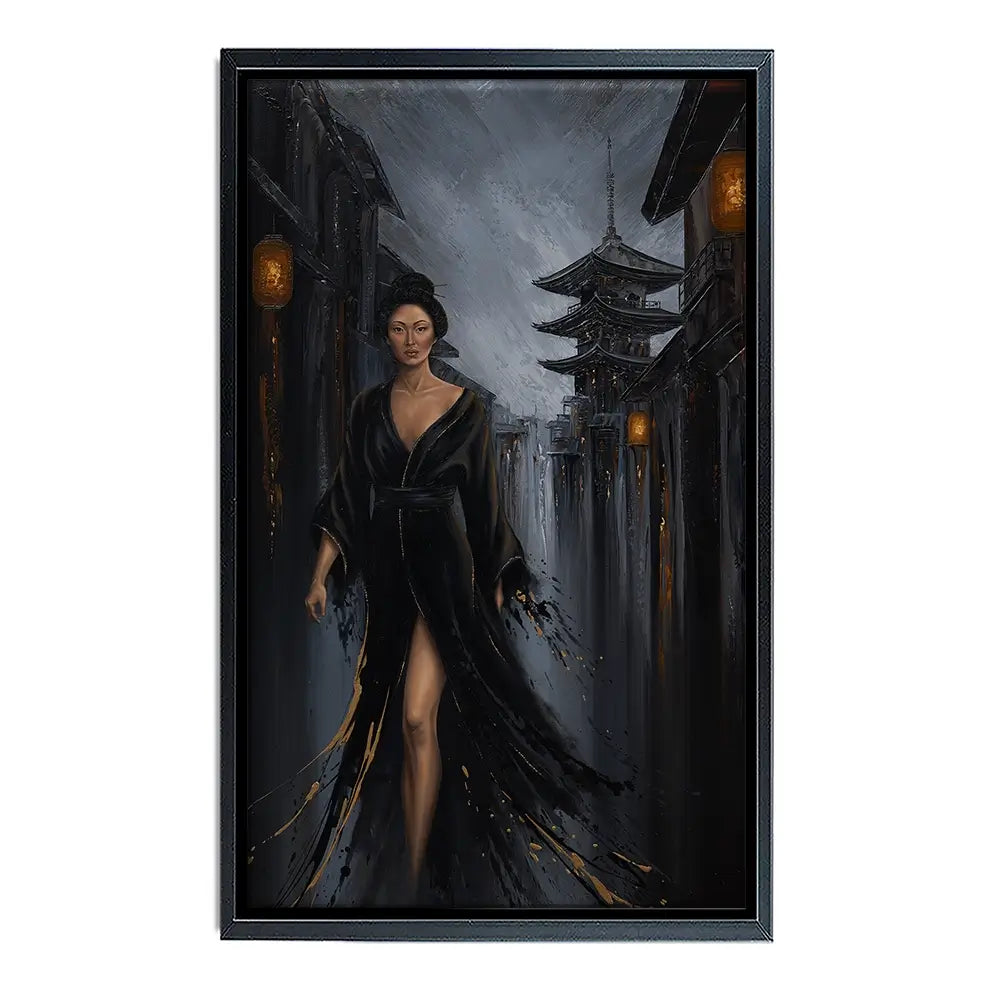 Shadow Of Geisha Canvas Print Shadow Of Geisha Canvas Print wall art product Isabella Karolewicz