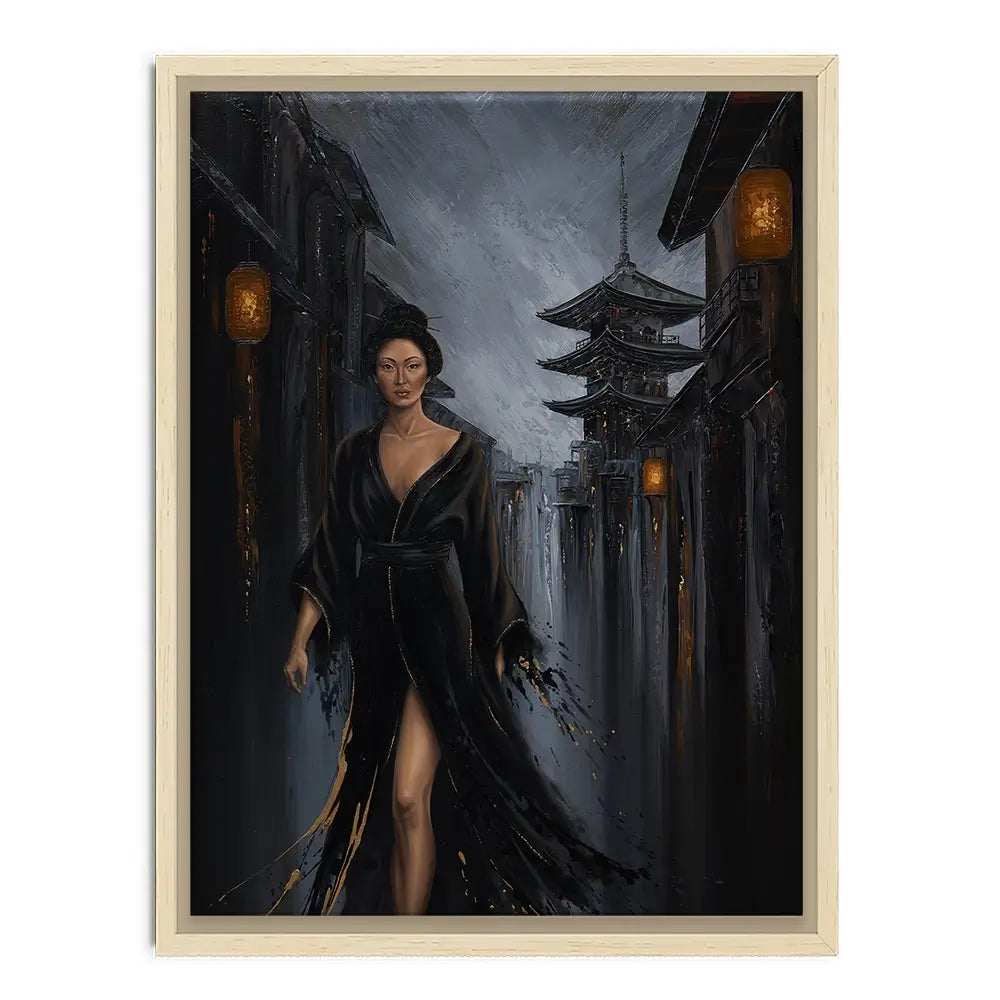 Shadow Of Geisha Canvas Print Shadow Of Geisha Canvas Print wall art product Isabella Karolewicz