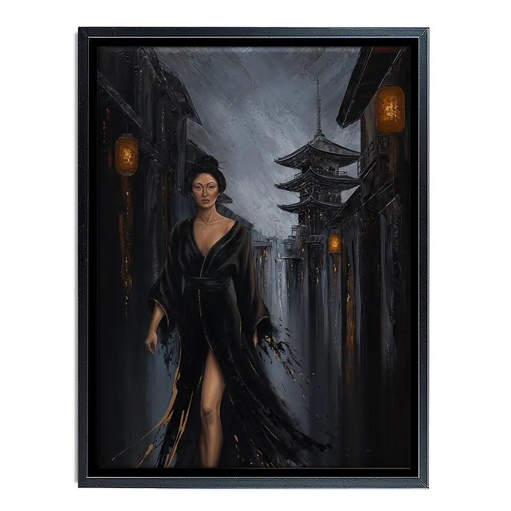 Shadow Of Geisha Canvas Print Shadow Of Geisha Canvas Print wall art product Isabella Karolewicz
