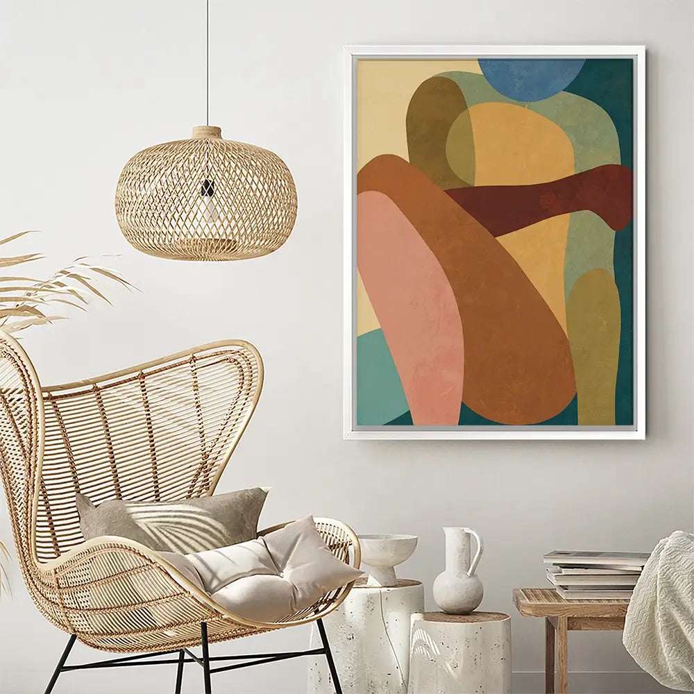 Shapely Figurative Canvas Print Shapely Figurative Canvas Print wall art product Victoria Barnes