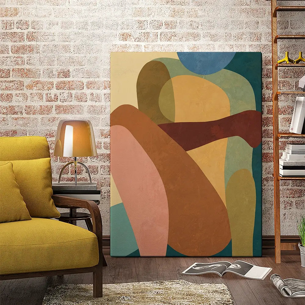Shapely Figurative Canvas Print Shapely Figurative Canvas Print wall art product Victoria Barnes