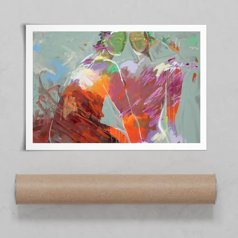 Sharing Moment Art Print Sharing Moment Art Print wall art product Studio Paint-ING