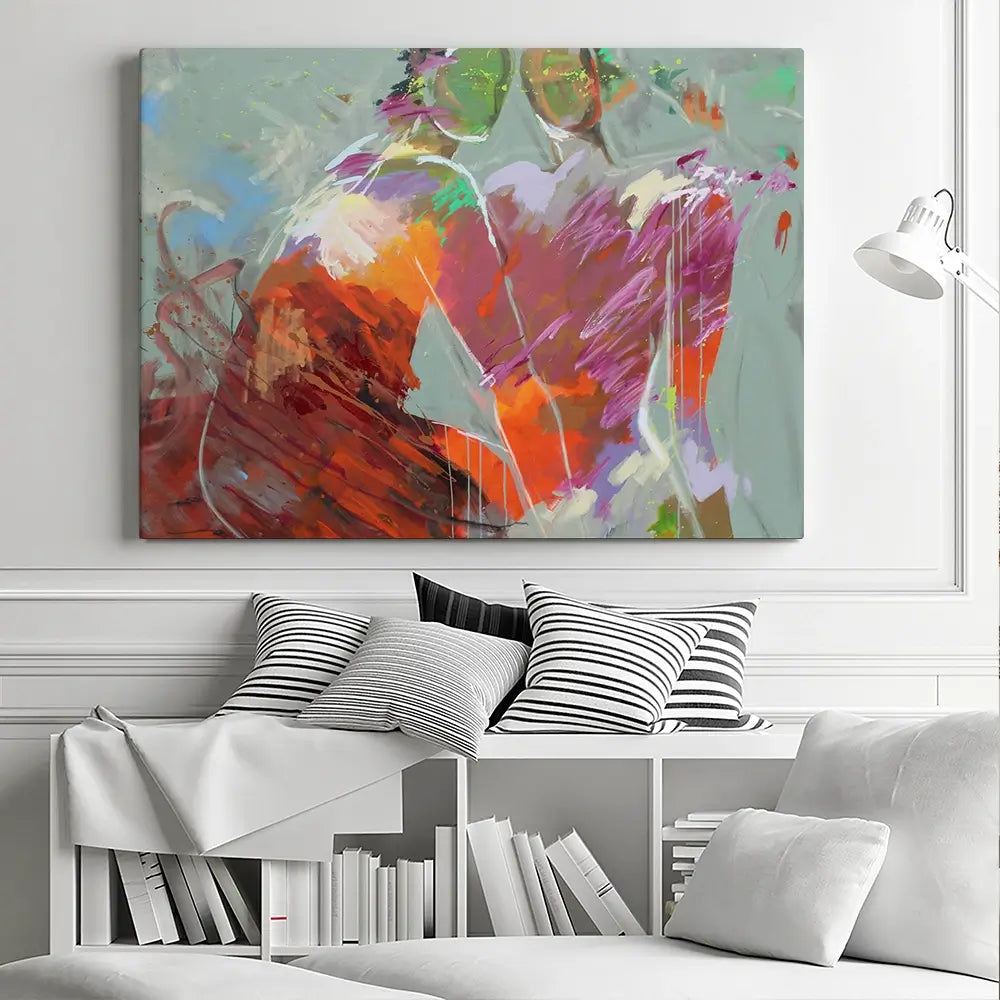 Sharing Moment Canvas Print Sharing Moment Canvas Print wall art product Studio Paint-ING