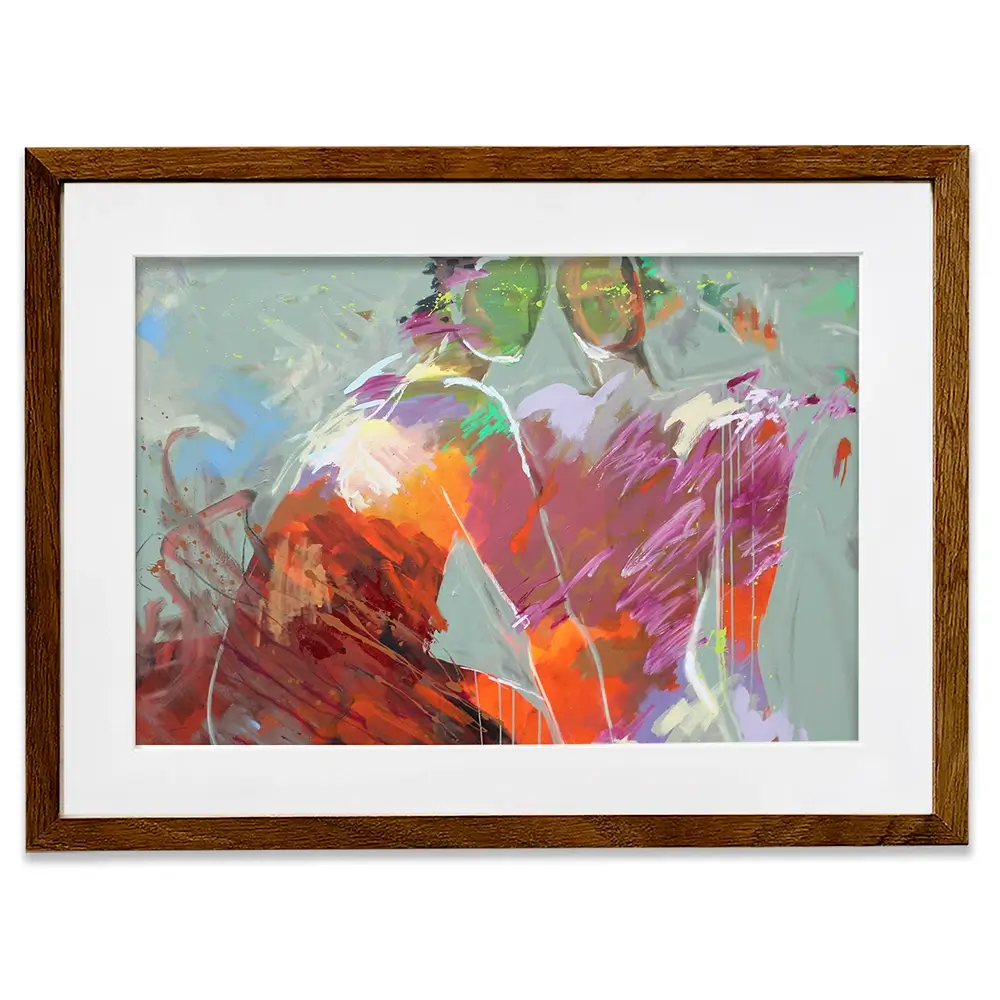 Sharing Moment Framed Art Print Sharing Moment Framed Art Print wall art product Studio Paint-ING