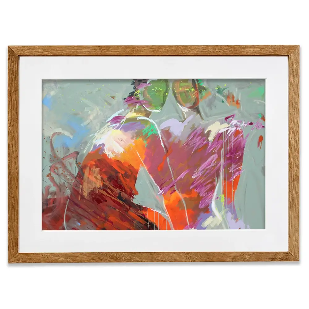 Sharing Moment Framed Art Print Sharing Moment Framed Art Print wall art product Studio Paint-ING