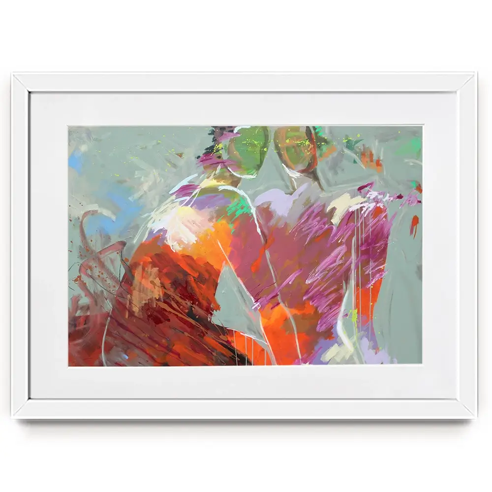 Sharing Moment Framed Art Print Sharing Moment Framed Art Print wall art product Studio Paint-ING