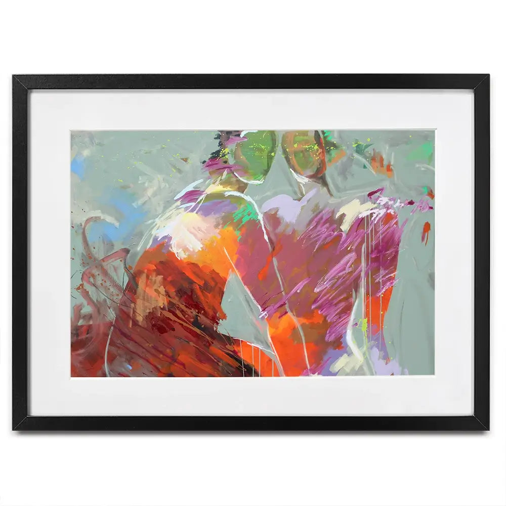 Sharing Moment Framed Art Print Sharing Moment Framed Art Print wall art product Studio Paint-ING
