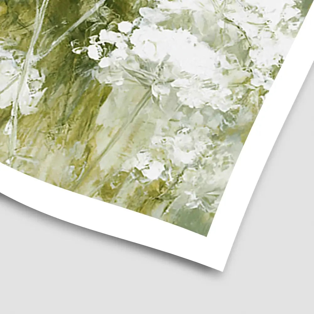 Sheep In Queen Annes Lace Art Print Sheep In Queen Annes Lace Art Print wall art product Chromatic Storm Studio