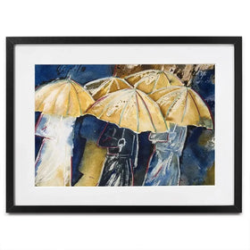 Sheltering From Rain Framed Art Print Sheltering From Rain Framed Art Print wall art product AntoinetteW / Shutterstock