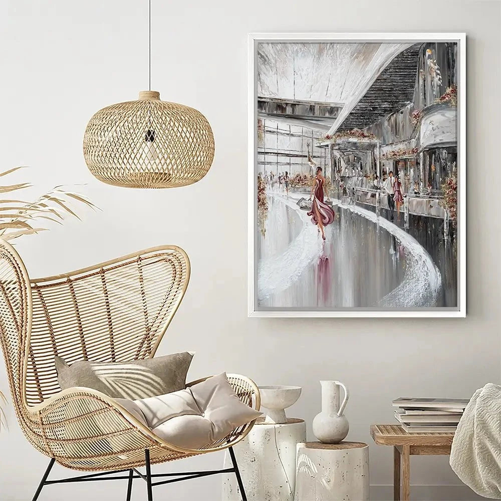 Shopping Therapy Canvas Print Shopping Therapy Canvas Print wall art product Isabella Karolewicz