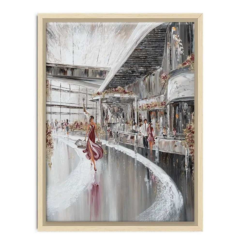 Shopping Therapy Canvas Print Shopping Therapy Canvas Print wall art product Isabella Karolewicz