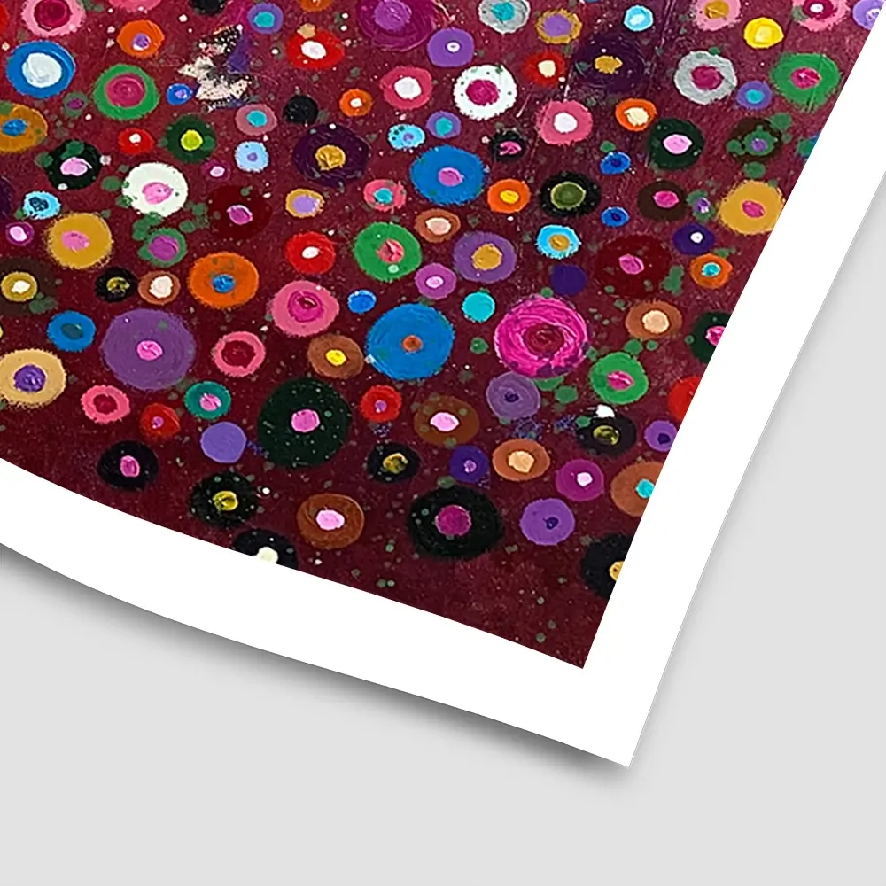 Shower Me With Your Love Square Art Print Shower Me With Your Love Square Art Print wall art product Laure Bury