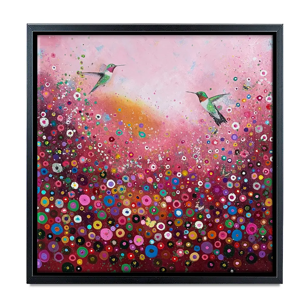 Shower Me With Your Love Square Canvas Print Shower Me With Your Love Square Canvas Print wall art product Laure Bury