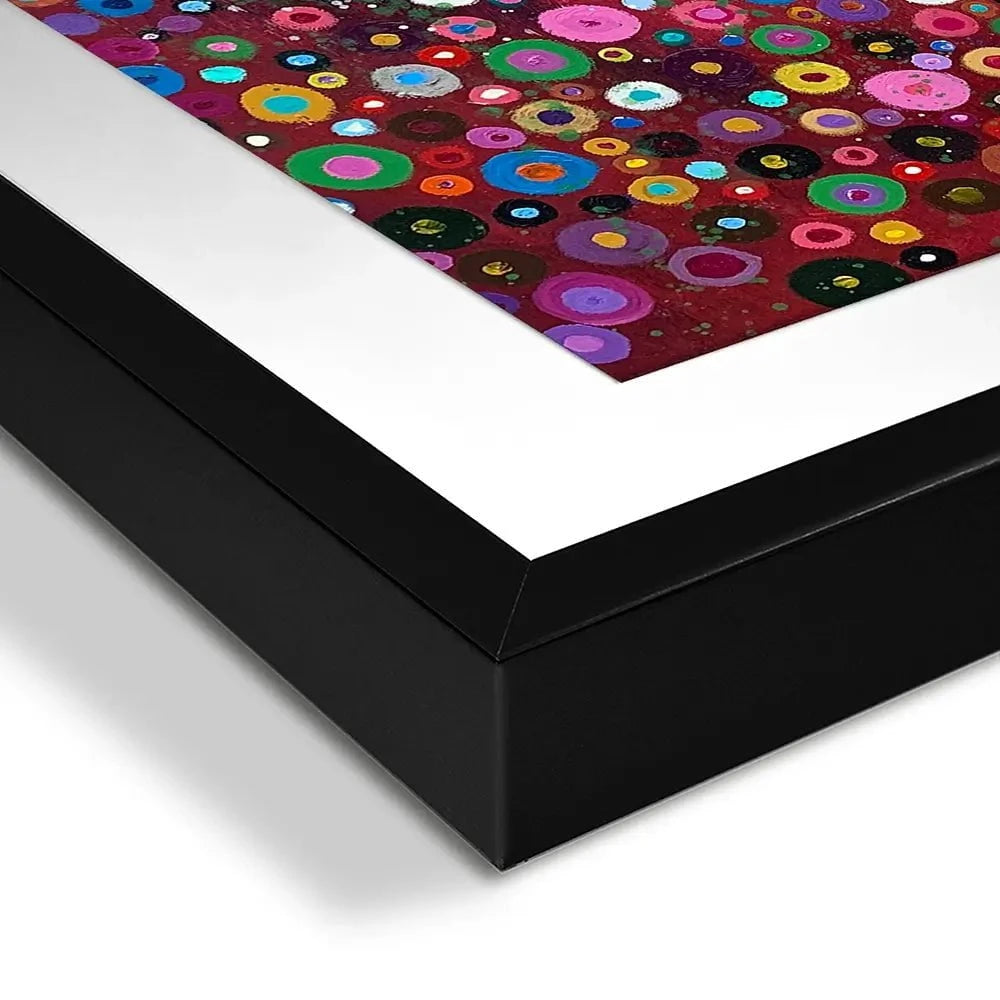 Shower Me With Your Love Square Framed Art Print Shower Me With Your Love Square Framed Art Print wall art product Laure Bury