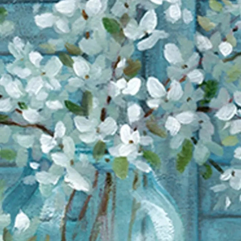 Shuttered Blossoms Canvas Print Shuttered Blossoms Canvas Print wall art product Carol Robinson
