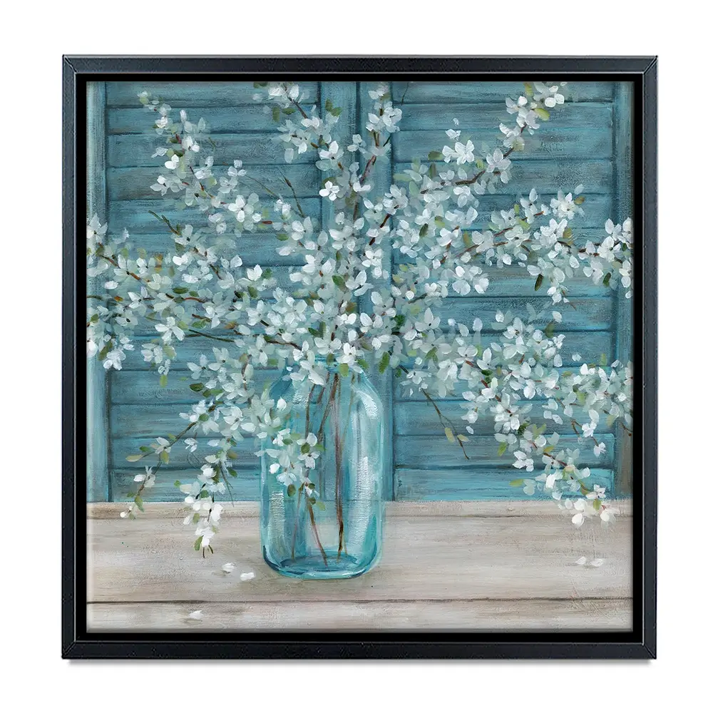 Shuttered Blossoms Canvas Print Shuttered Blossoms Canvas Print wall art product Carol Robinson